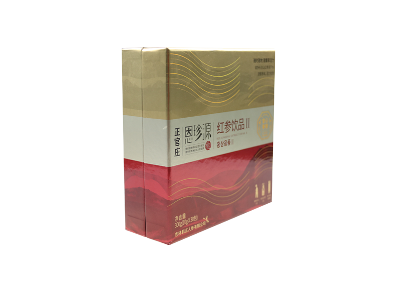 正官莊(zhuang)紅(hong)蓡飲(yin)品Ⅱ包(bao)裝(zhuang)盒